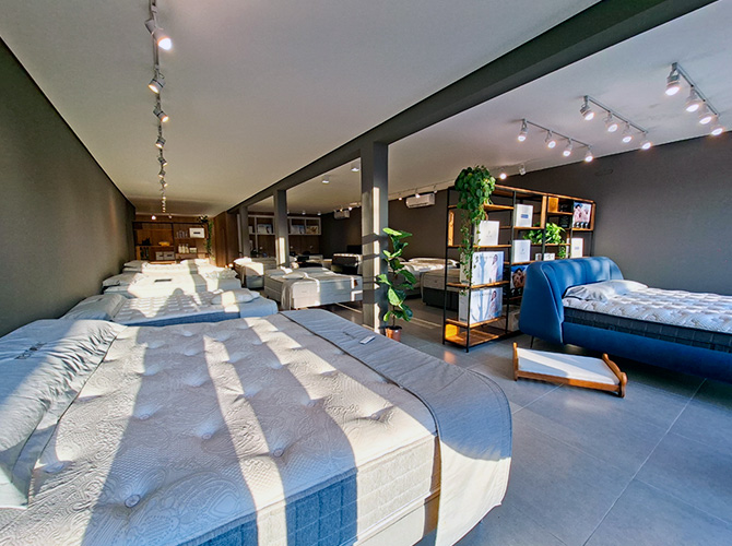 Loja de colchões Premium